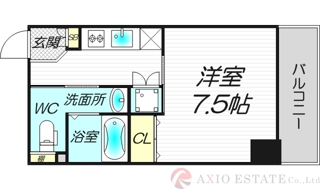 6階の間取り図