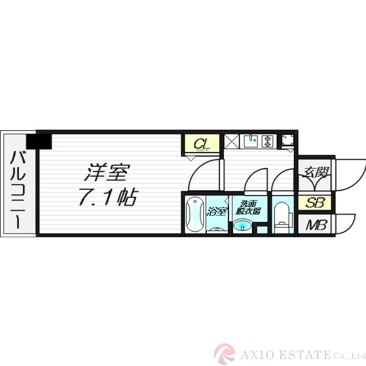 4階の間取り図