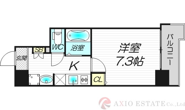 3階の間取り図