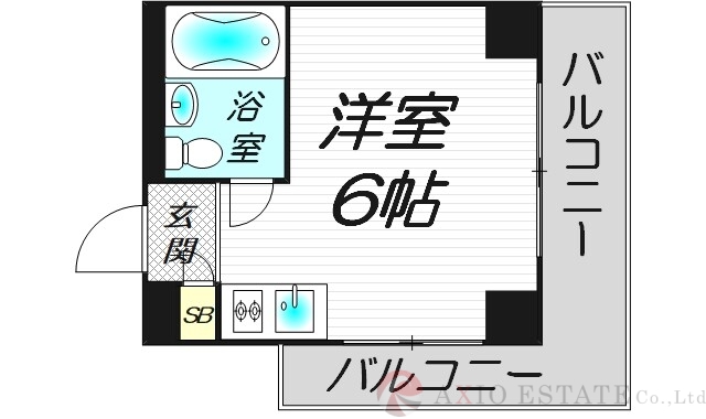6階の間取り図