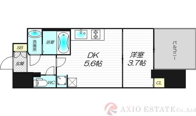 4階の間取り図