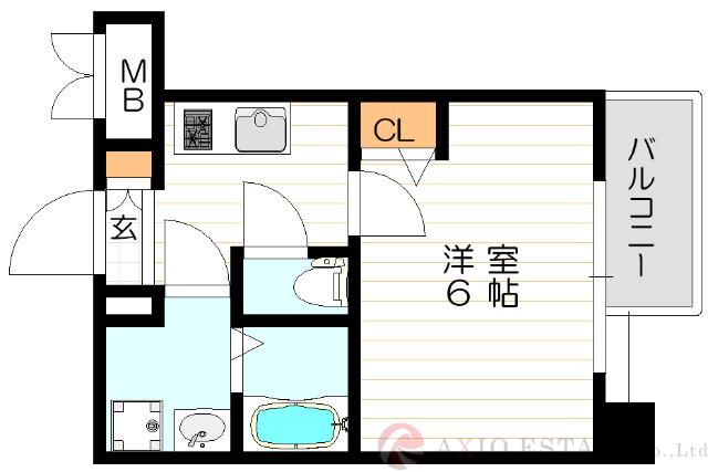4階の間取り図