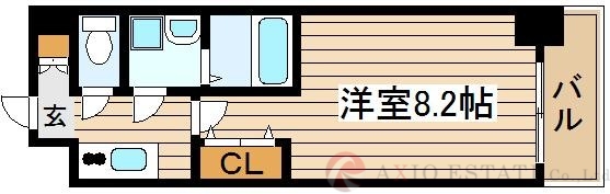 9階の間取り図