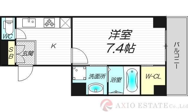 6階の間取り図