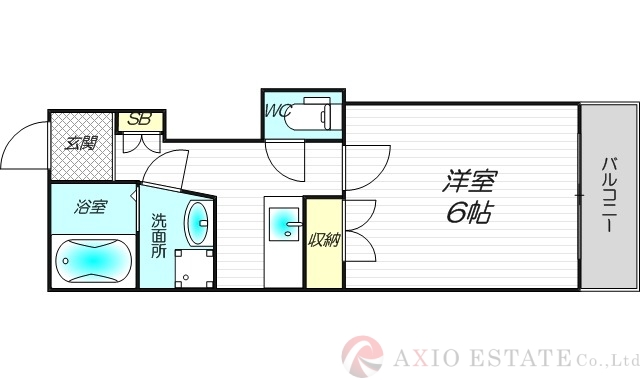 1階の間取り図