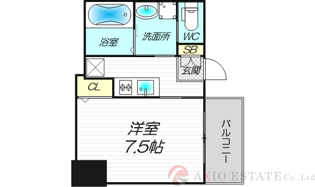 7階の間取り図