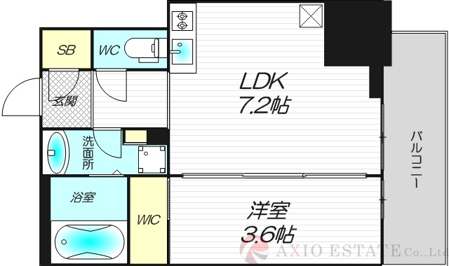 3階の間取り図