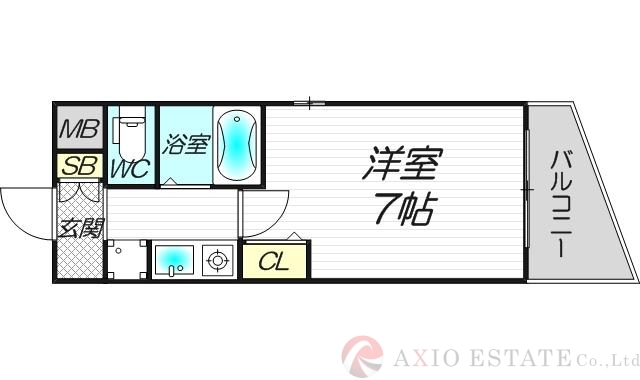 9階の間取り図