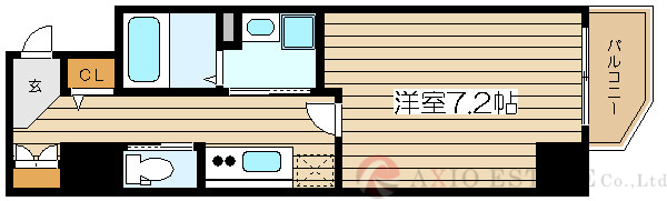 9階の間取り図