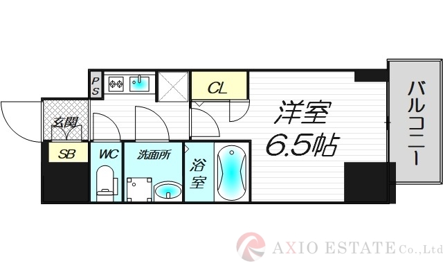 4階の間取り図
