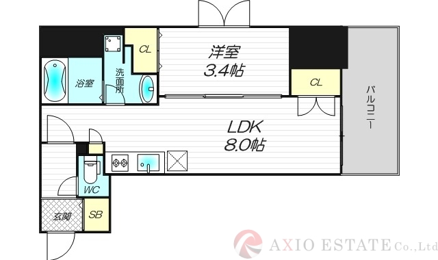 13階の間取り図