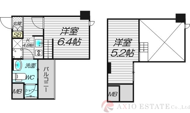 使いやすい間取りです。
