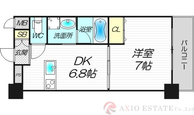6階の間取り図