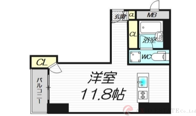 2階の間取り図