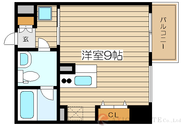 9階の間取り図