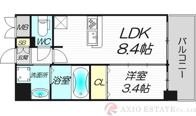 11階の間取り図