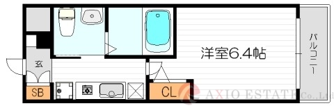 8階の間取り図