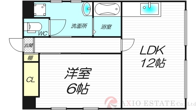 1階の間取り図