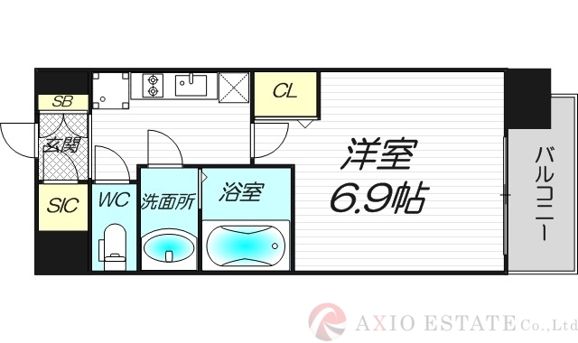 9階の間取り図