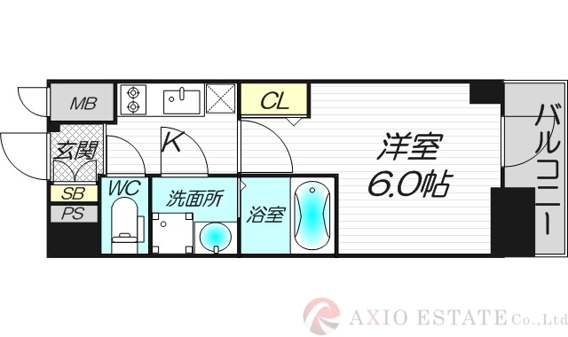 7階の間取り図