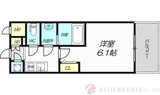 6階の間取り図