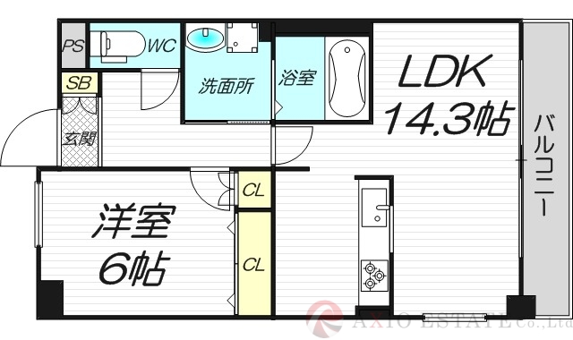 4階の間取り図