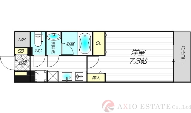 4階の間取り図