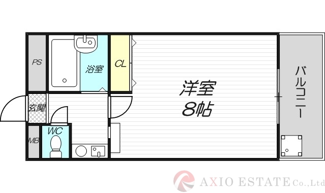 2階の間取り図