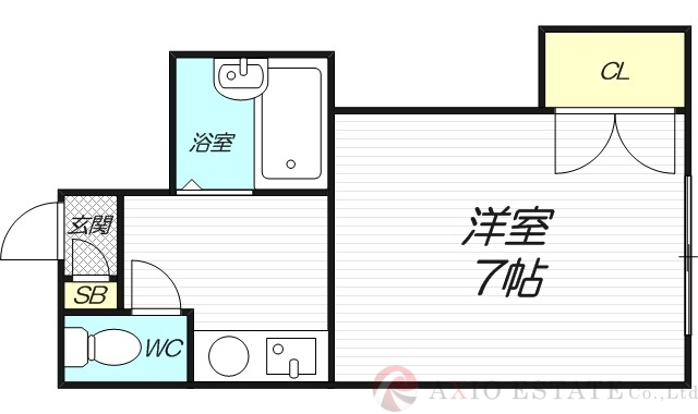 3階の間取り図