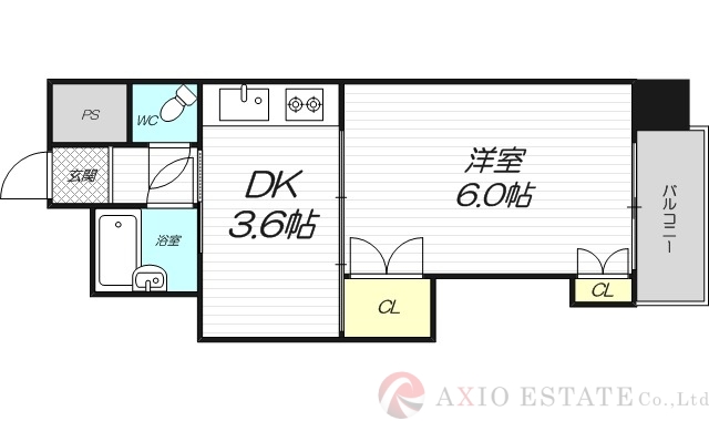 3階の間取り図
