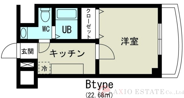 8階の間取り図