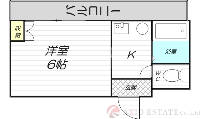 3階の間取り図