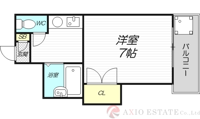 4階の間取り図
