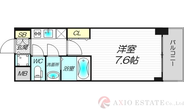 2階の間取り図