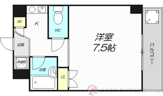 2階の間取り図