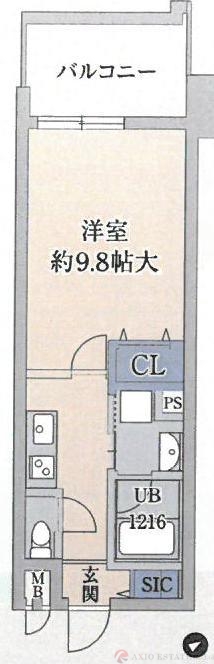 間取り　南東向き