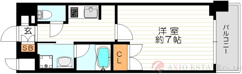 6階の間取り図