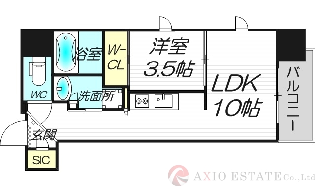 6階の間取り図