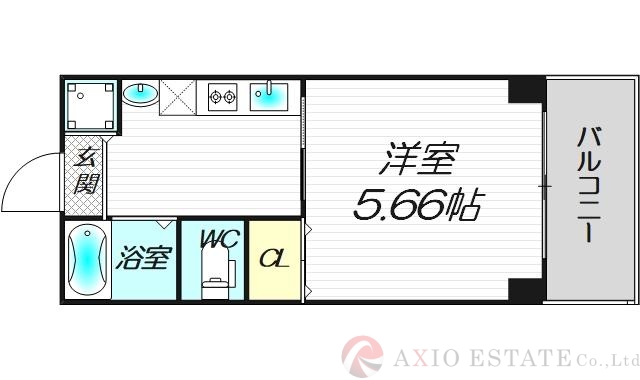 8階の間取り図