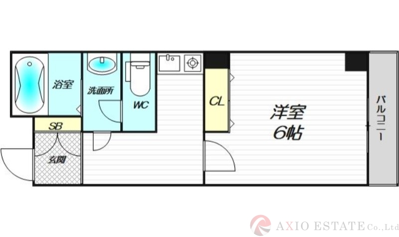 8階の間取り図