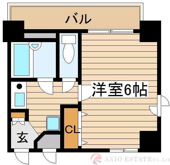 8階の間取り図