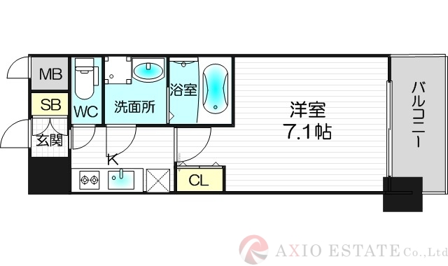 11階の間取り図