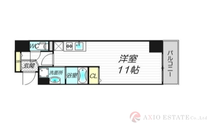 8階の間取り図