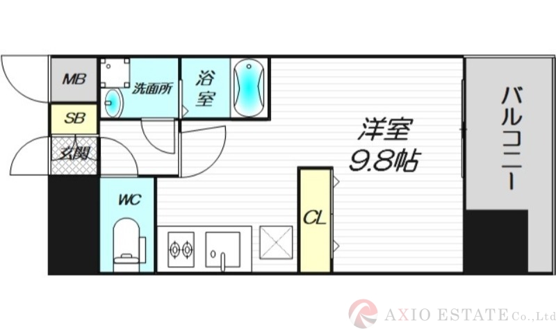 7階の間取り図