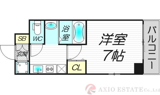 9階の間取り図