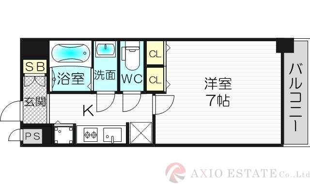 6階の間取り図