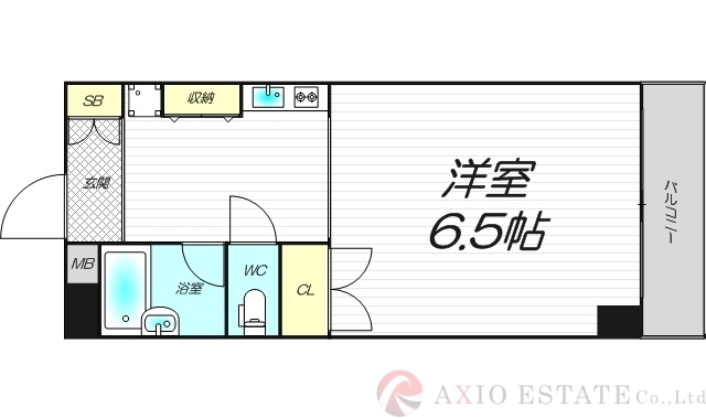 6階の間取り図