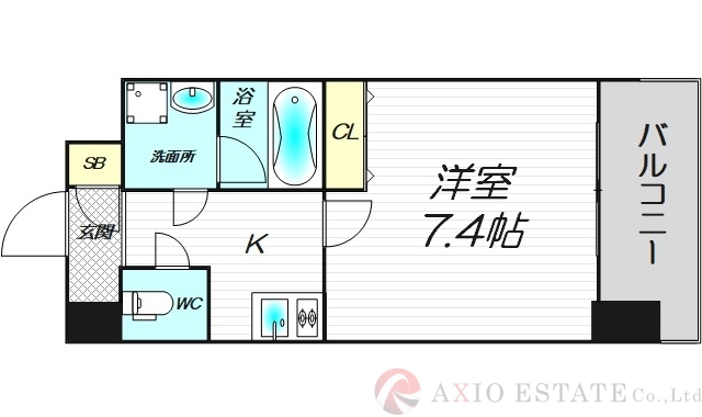 7階の間取り図