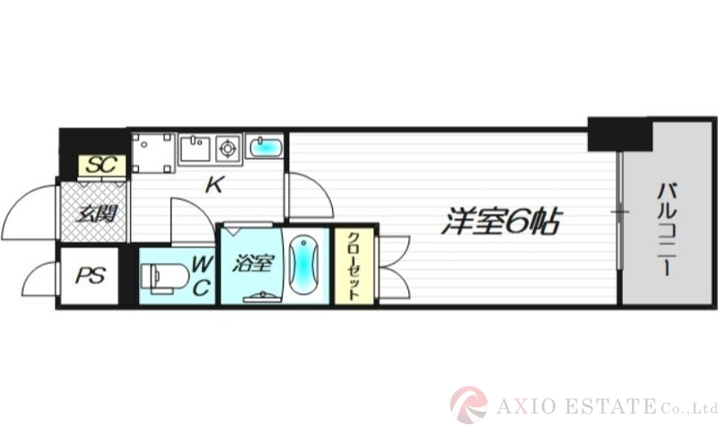 間取り　ラナップスクエア天満プライム