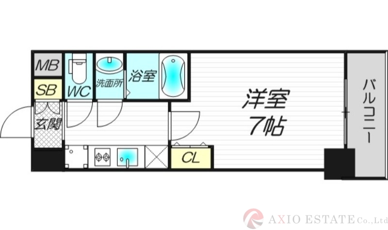 2階の間取り図